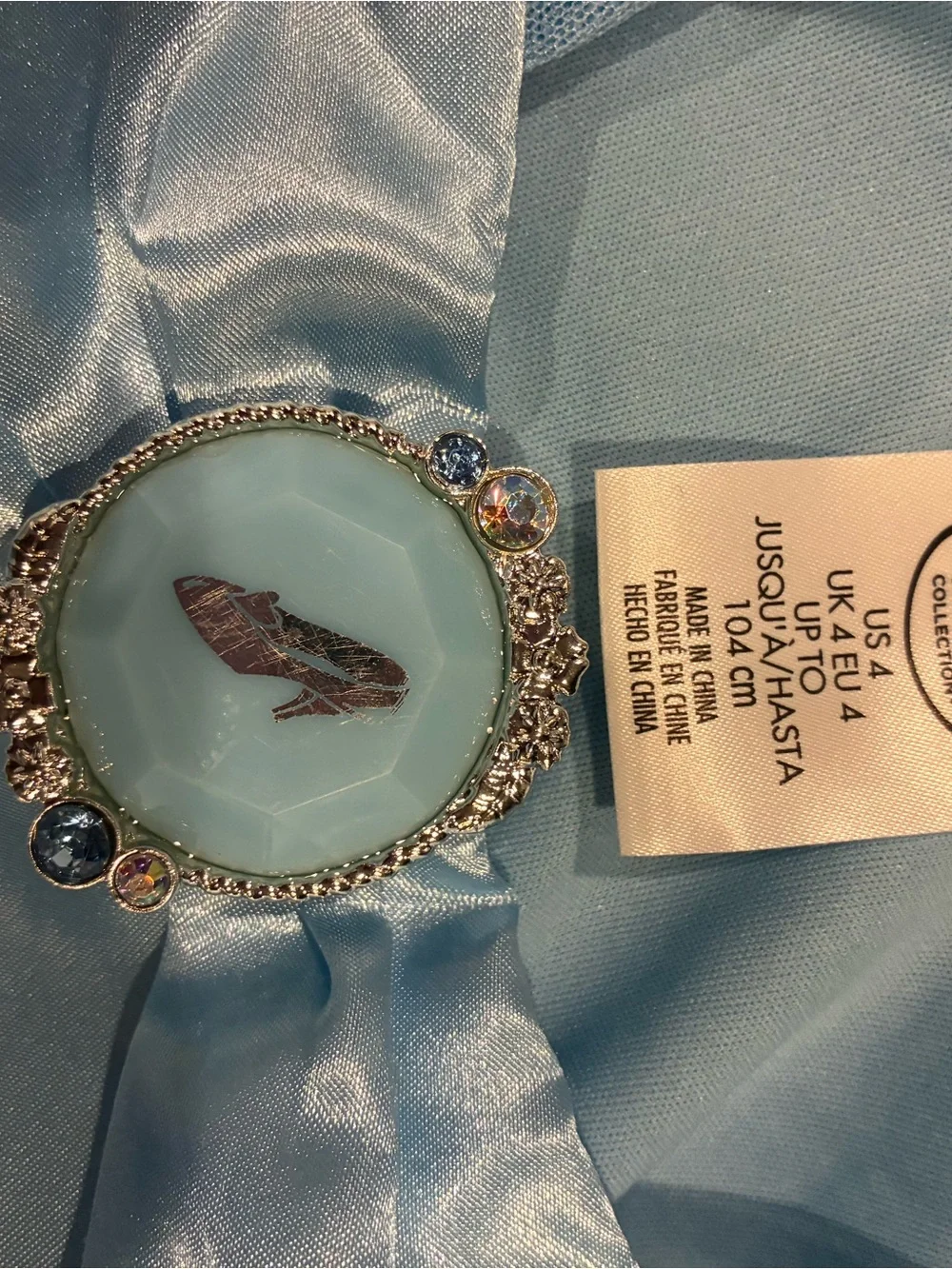 Disney Cinderella Light Blue Sparkle Princess Dress - never worn